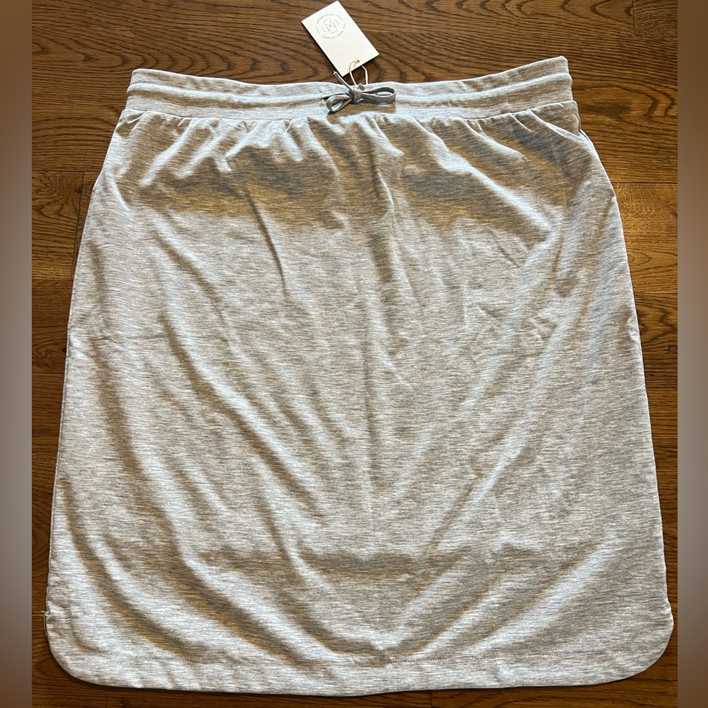 Main Street Exchange - “Olivia” Skirt in Heather Grey